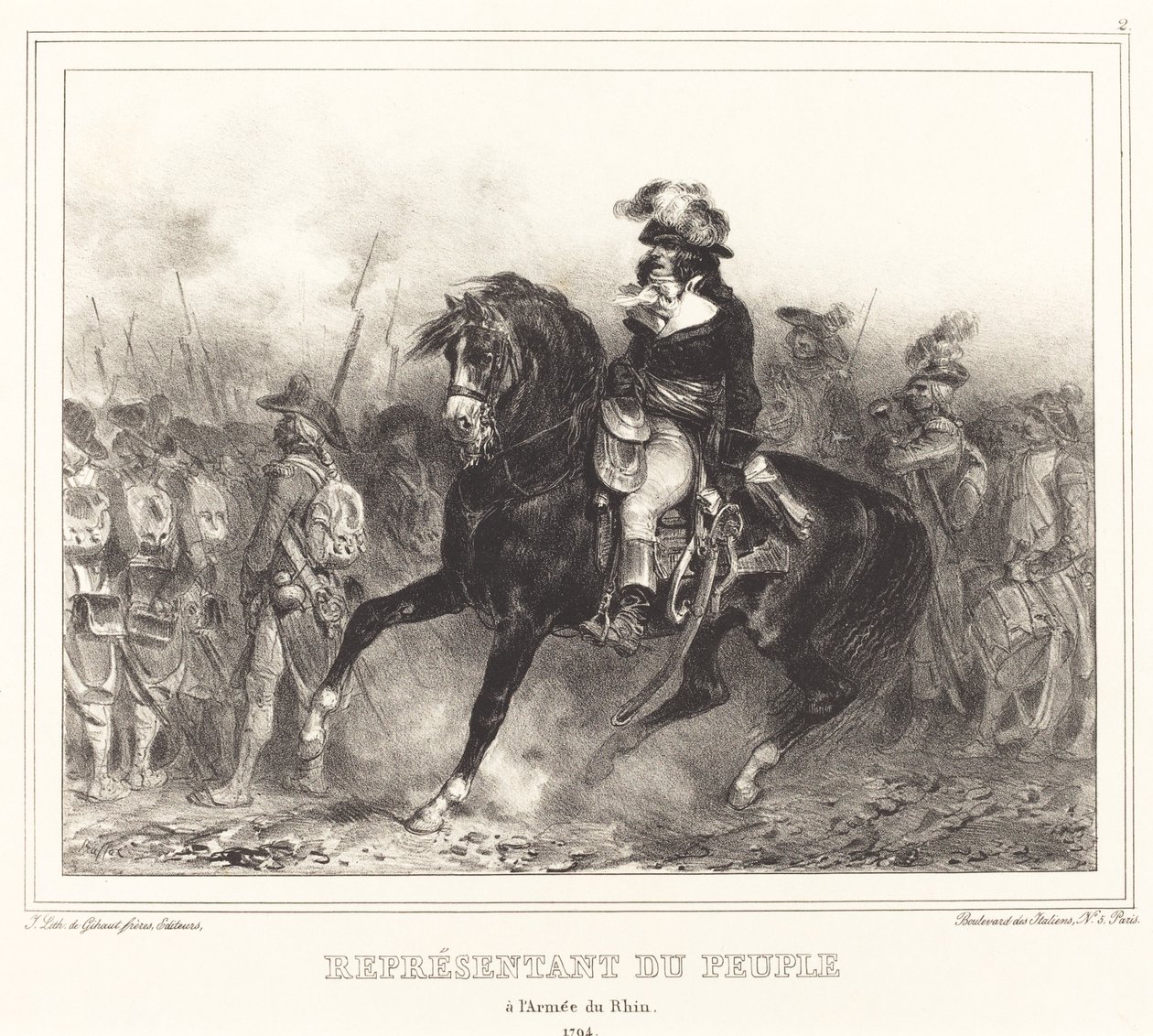 Representant du Peuple (kansan edustaja) tekijältä Auguste Raffet