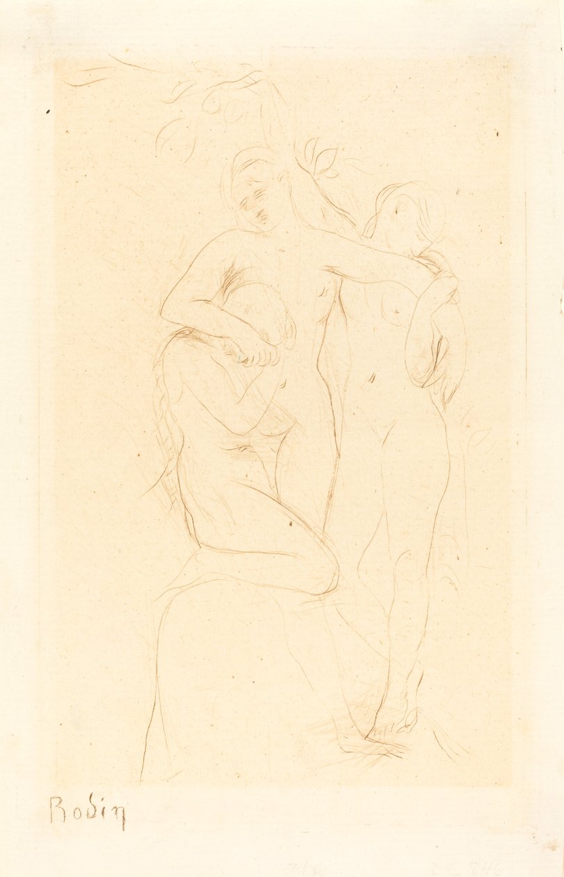 Sielut kiirastulessa, 1893. tekijältä Auguste Rodin