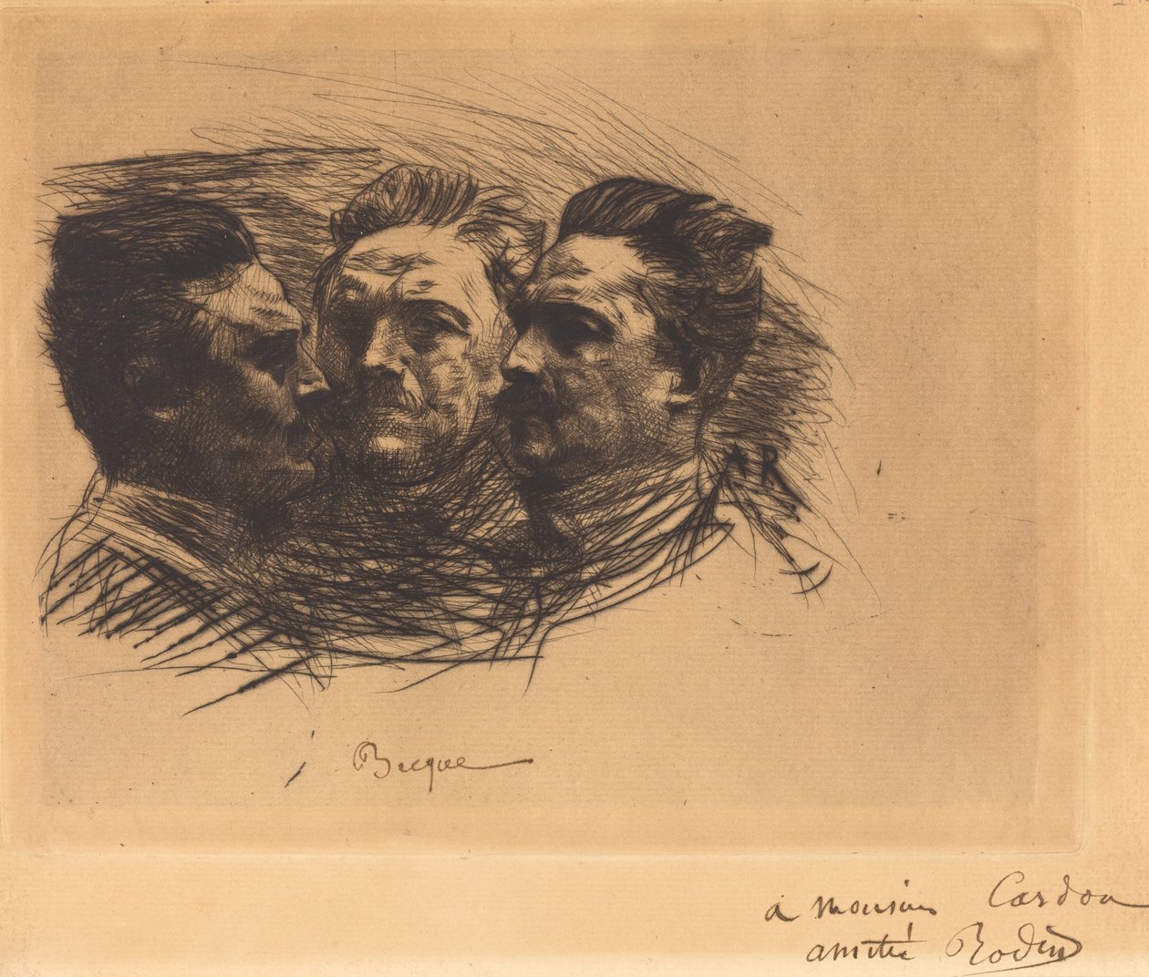 Henry Becque, 1885. tekijältä Auguste Rodin