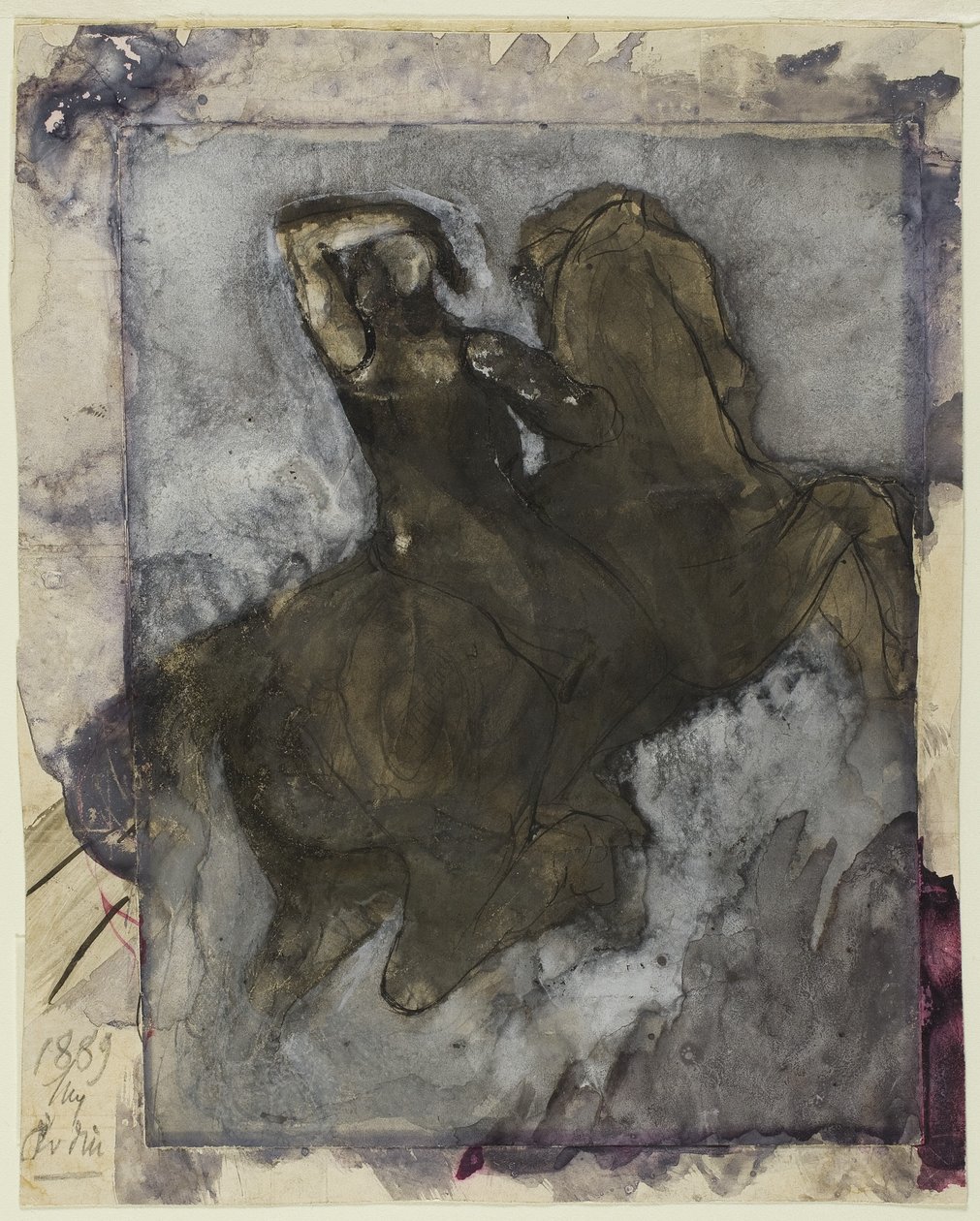 Ratsumies, 1889 tekijältä Auguste Rodin