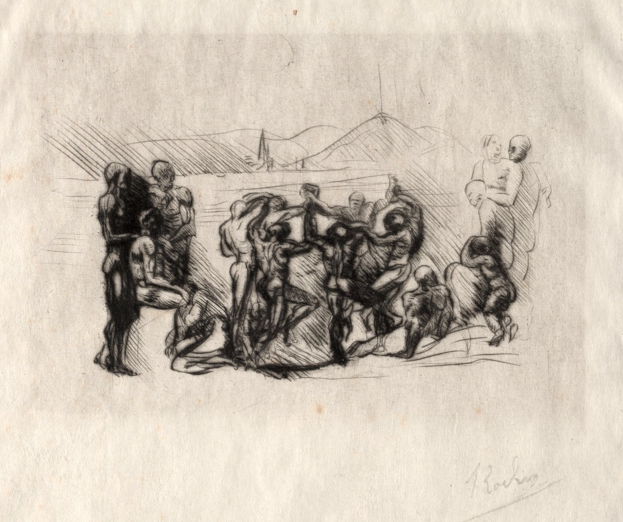 Pyöristää tekijältä Auguste Rodin