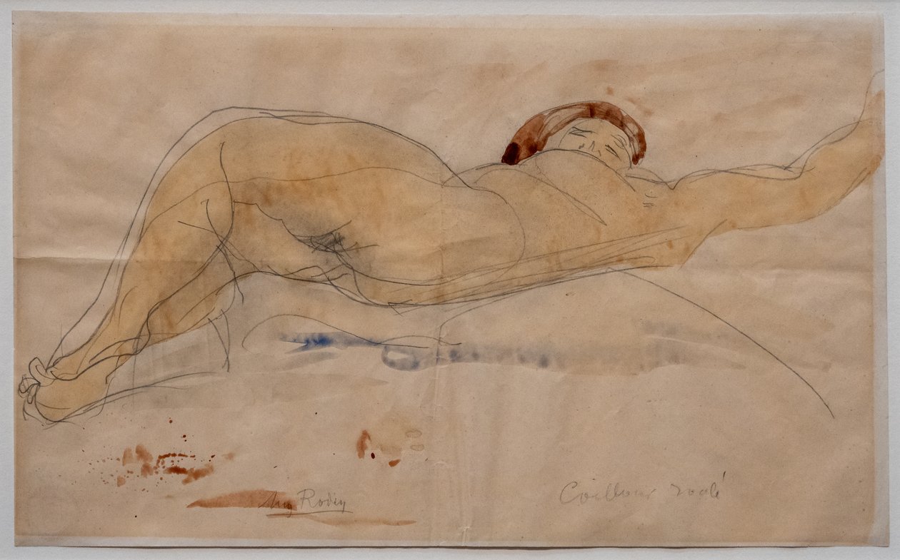 Makaava nainen alasti tekijältä Auguste Rodin