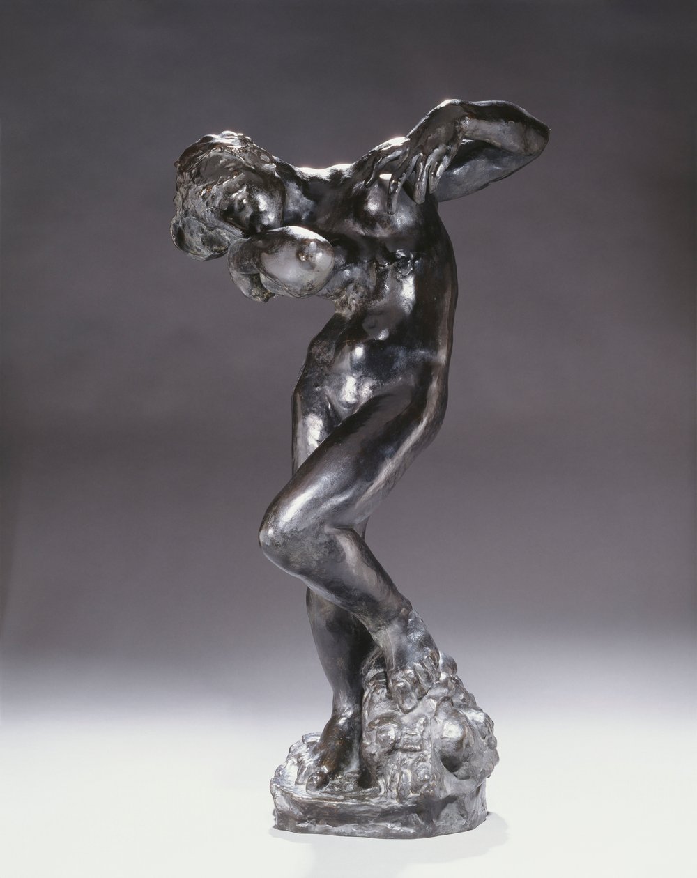 Meditaatio, 1885 ja 1924 tekijältä Auguste Rodin