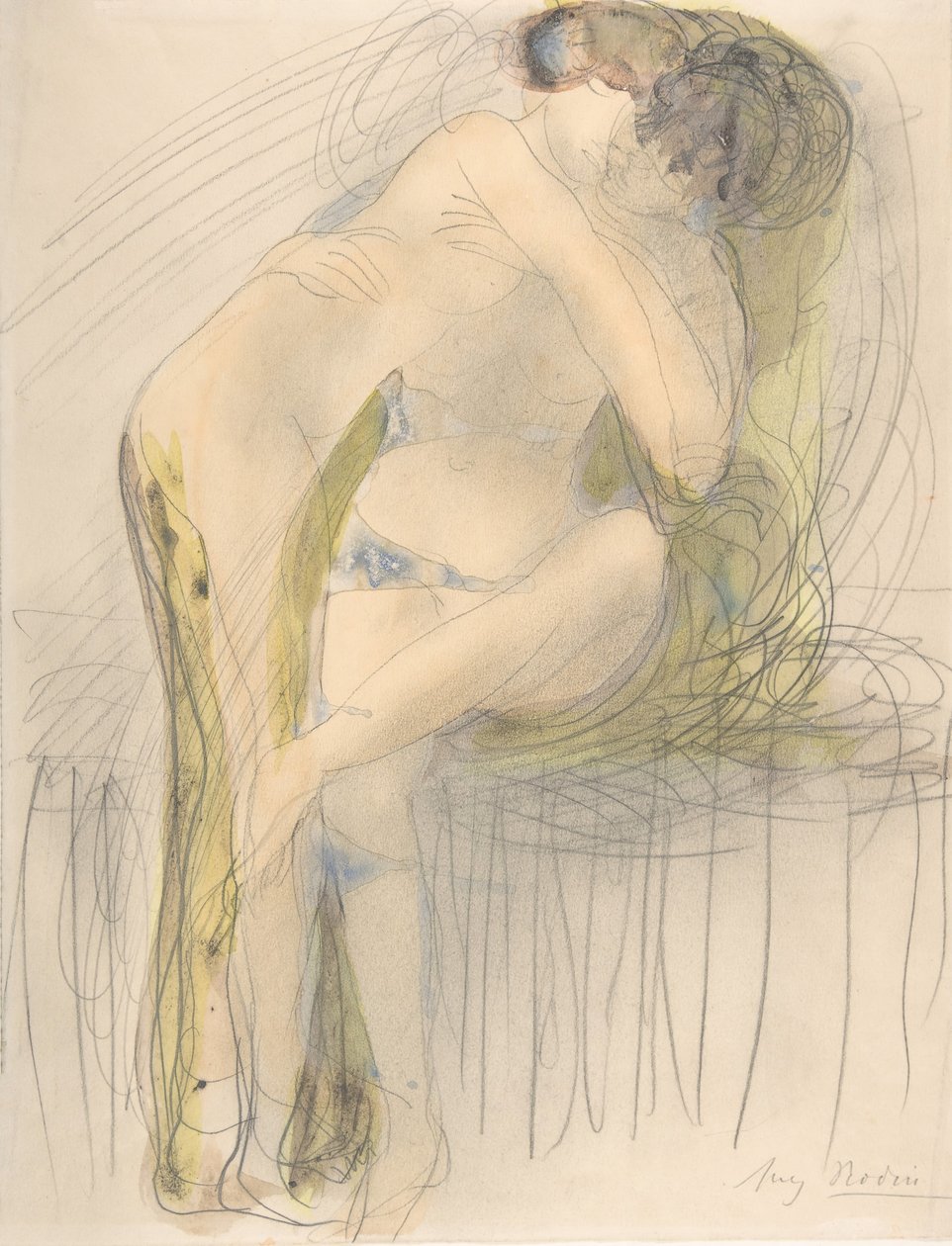 The Embrace, 1900-1910. tekijältä Auguste Rodin
