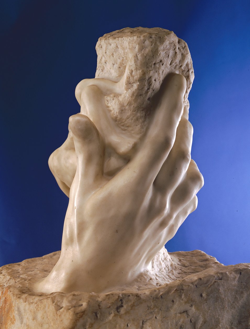 Jumalan käsi, 1898 (marmori) tekijältä Auguste Rodin