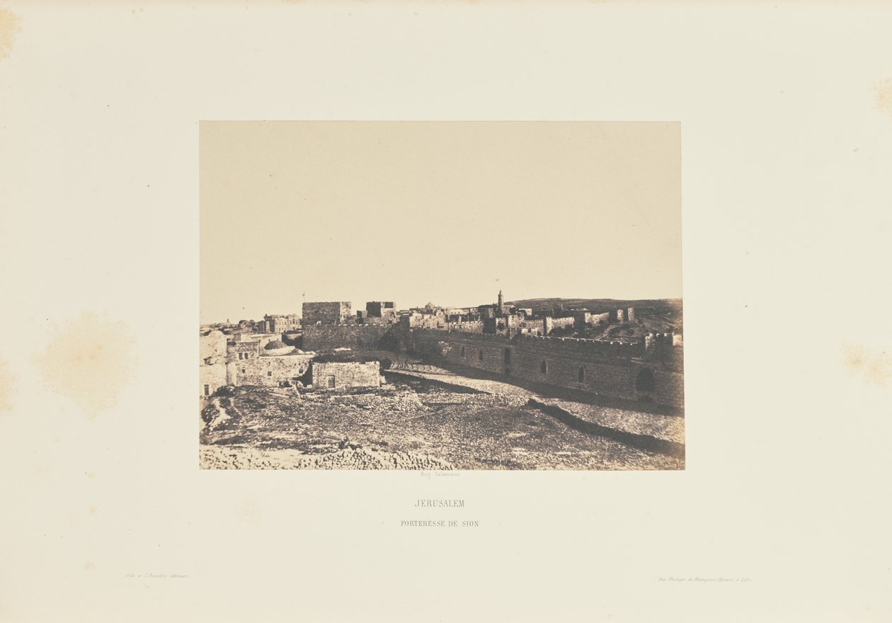 Jerusalem. Siionin linnoitus tekijältä Auguste Salzmann