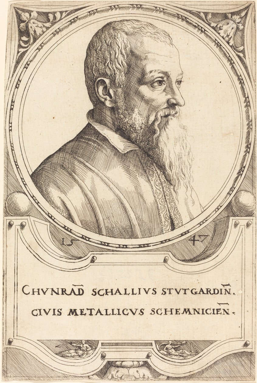 Conrad Schall, 1547. tekijältä Augustin Hirschvogel