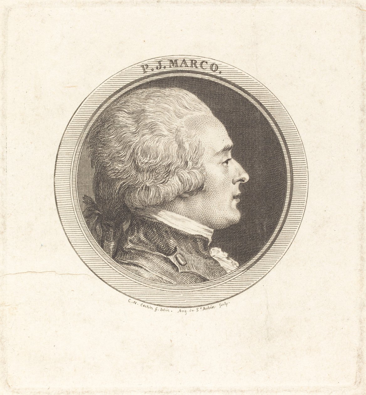 PJ Marco tekijältä Augustin de Saint Aubin after Charles Nicolas Cochin II