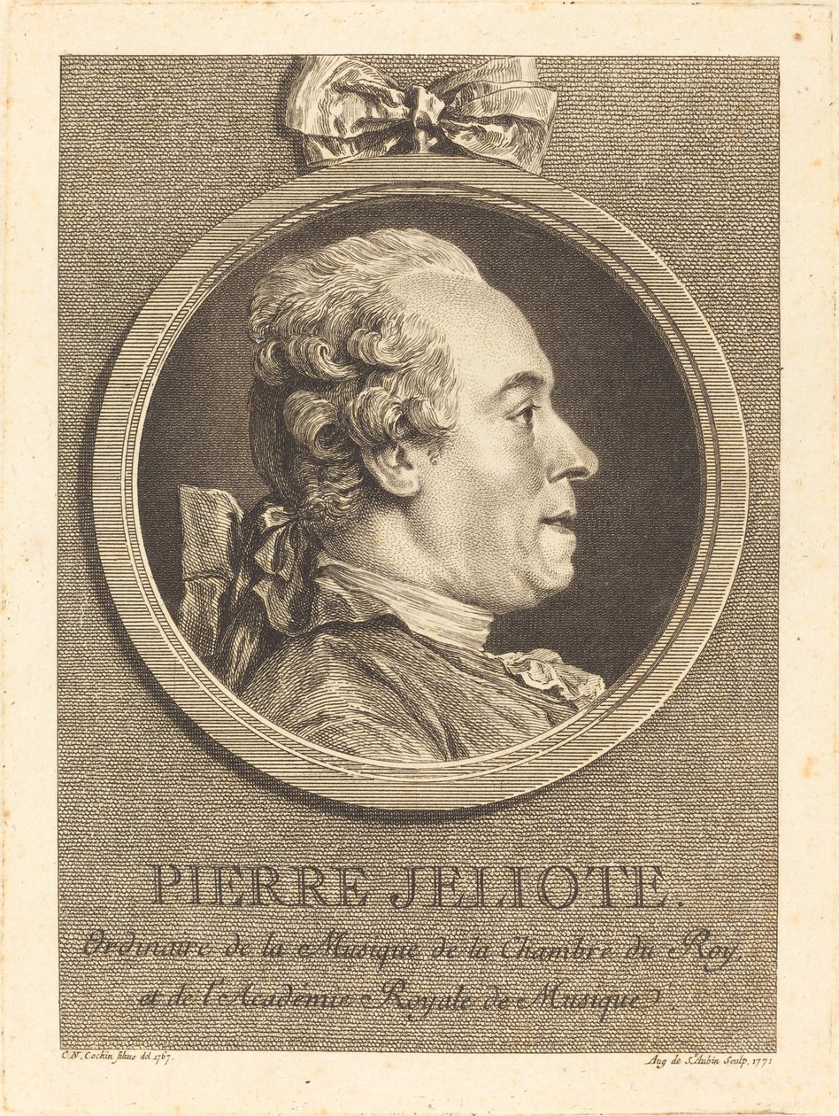 Pierre Jeliote tekijältä Augustin de Saint Aubin after Charles Nicolas Cochin II