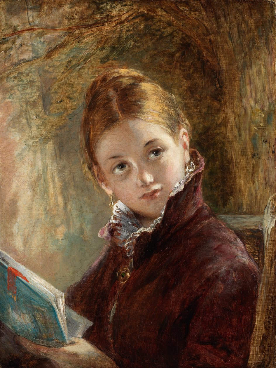 Hiljainen luku, 1875 tekijältä Augustus Edward Mulready