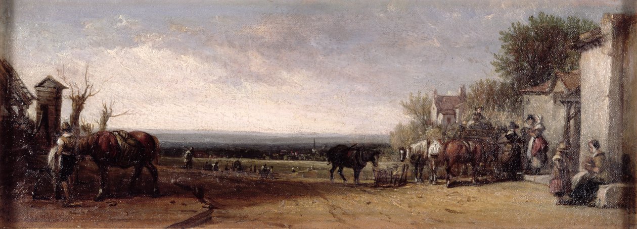 Inn Door lähellä Gravesendia tekijältä Augustus Wall Callcott