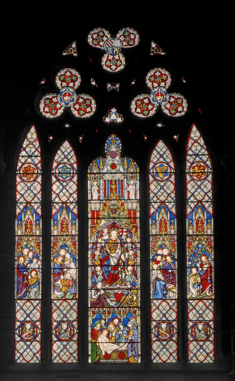 Ylösnousemusteemat, 1850 tekijältä Augustus Welby Northmore Pugin