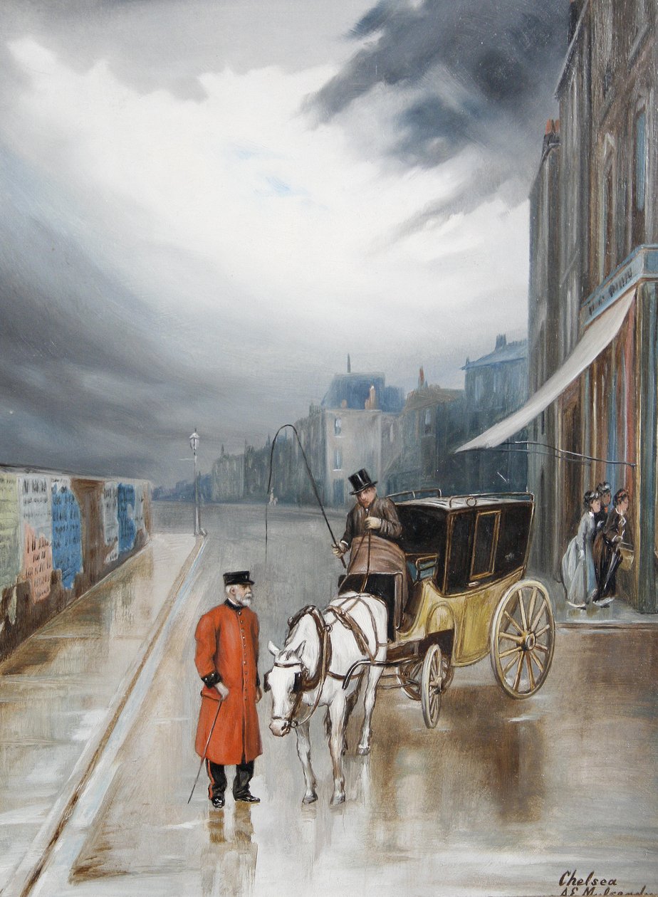 Sateen jälkeen - Chelsea tekijältä Augustus Edwin Mulready