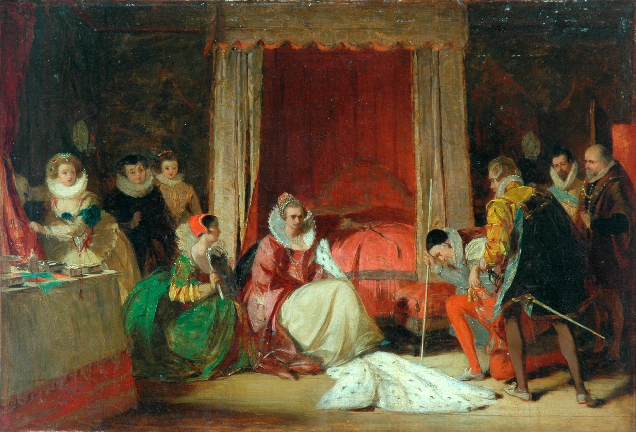 Kuningatar Elizabeth In A Rage tekijältä Augustus Leopold Egg