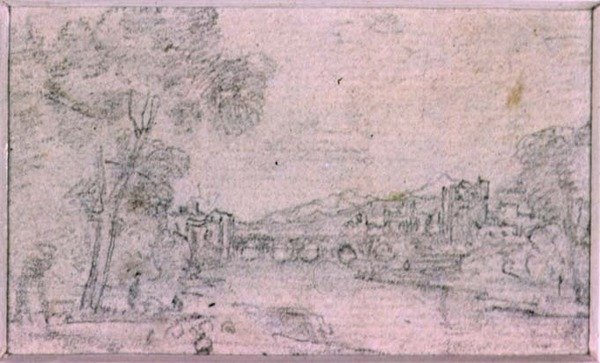 Sävellystutkimukset (piirustus) tekijältä Augustus Wall Callcott
