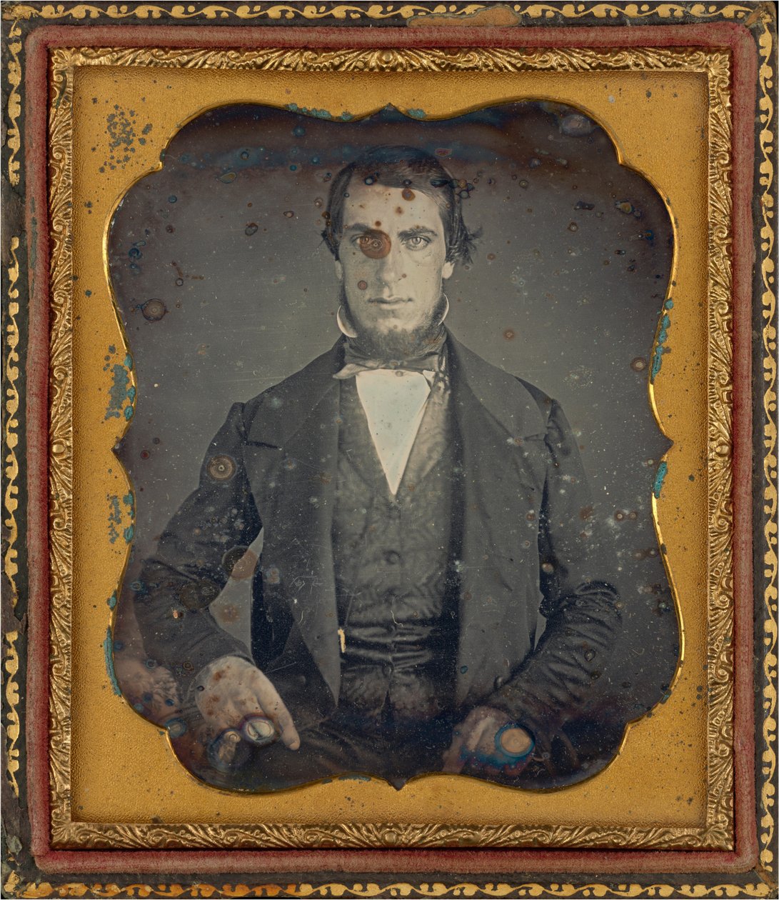 Miehen muotokuva,c. 1845 (kuva) tekijältä Augustus Washington