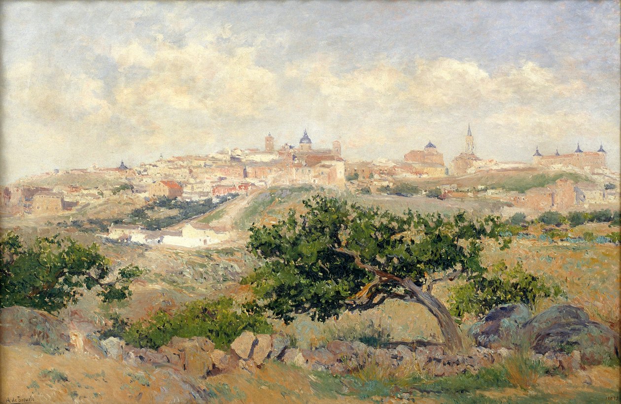 Näkymä Toledoon tekijältä Aureliano de Beruete