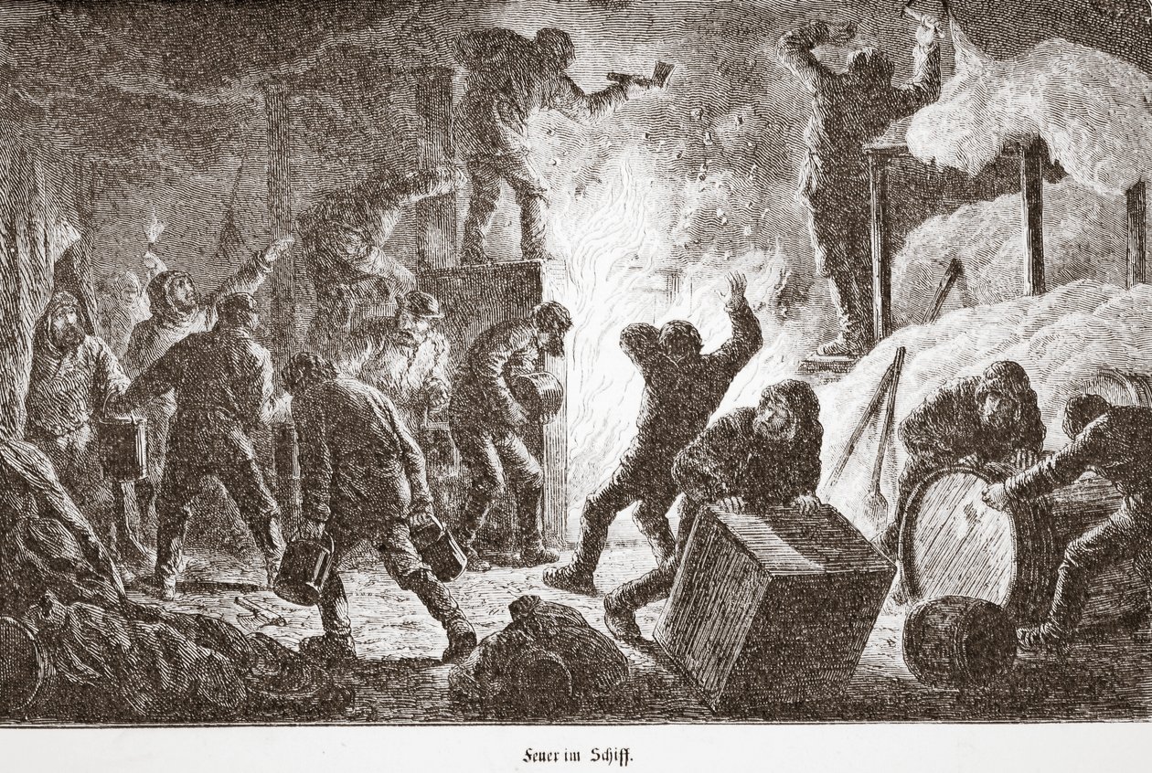 Tuli laivalla, 1876 tekijältä Austrian School