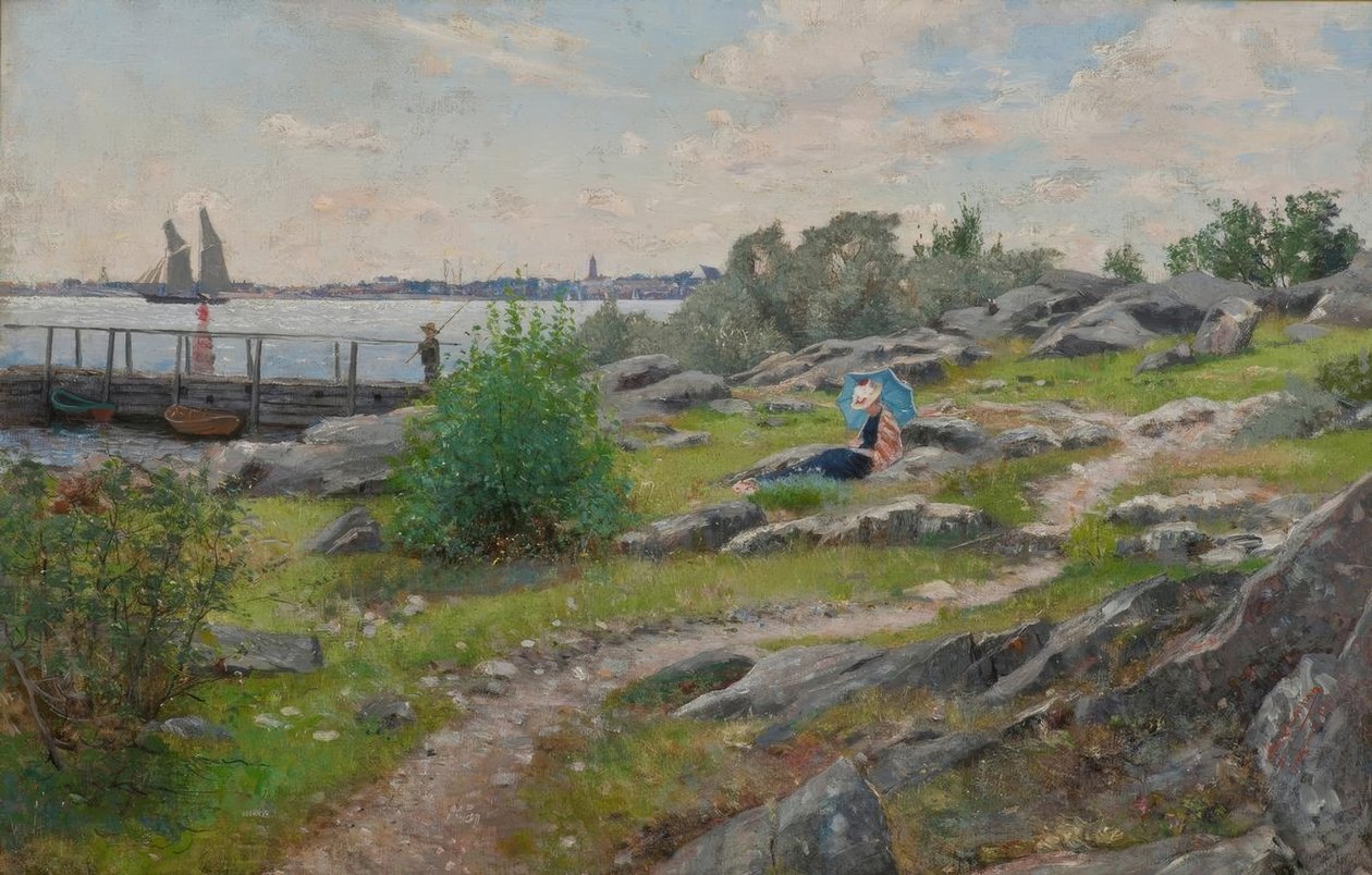 A.Lindman, Rannikolla tekijältä Axel Lindman