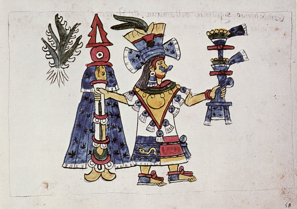 Jumalatar Mayahuel, Codex Magliabechianosta tekijältä Aztec