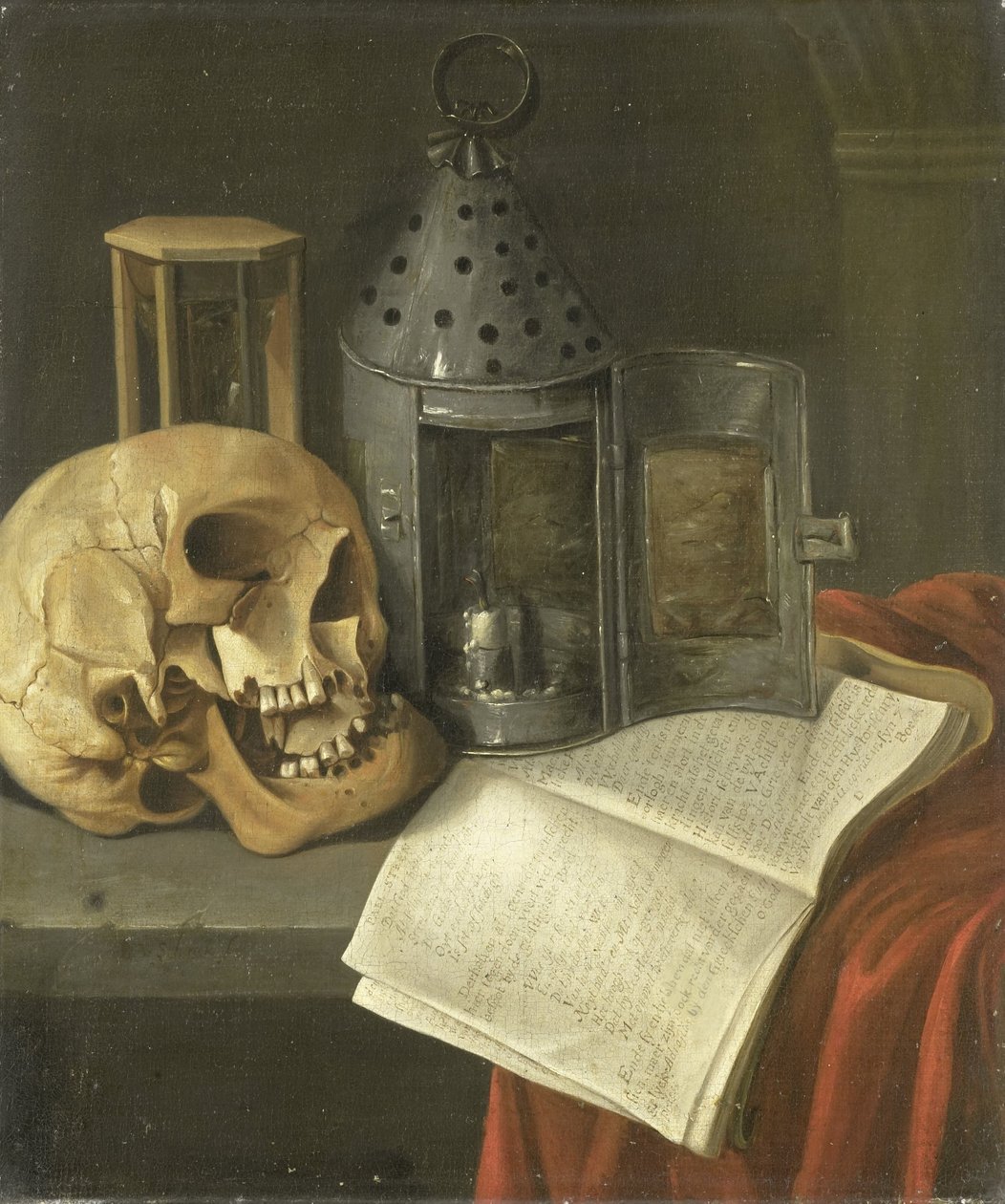 Vanitas asetelma tekijältä B. Schaak