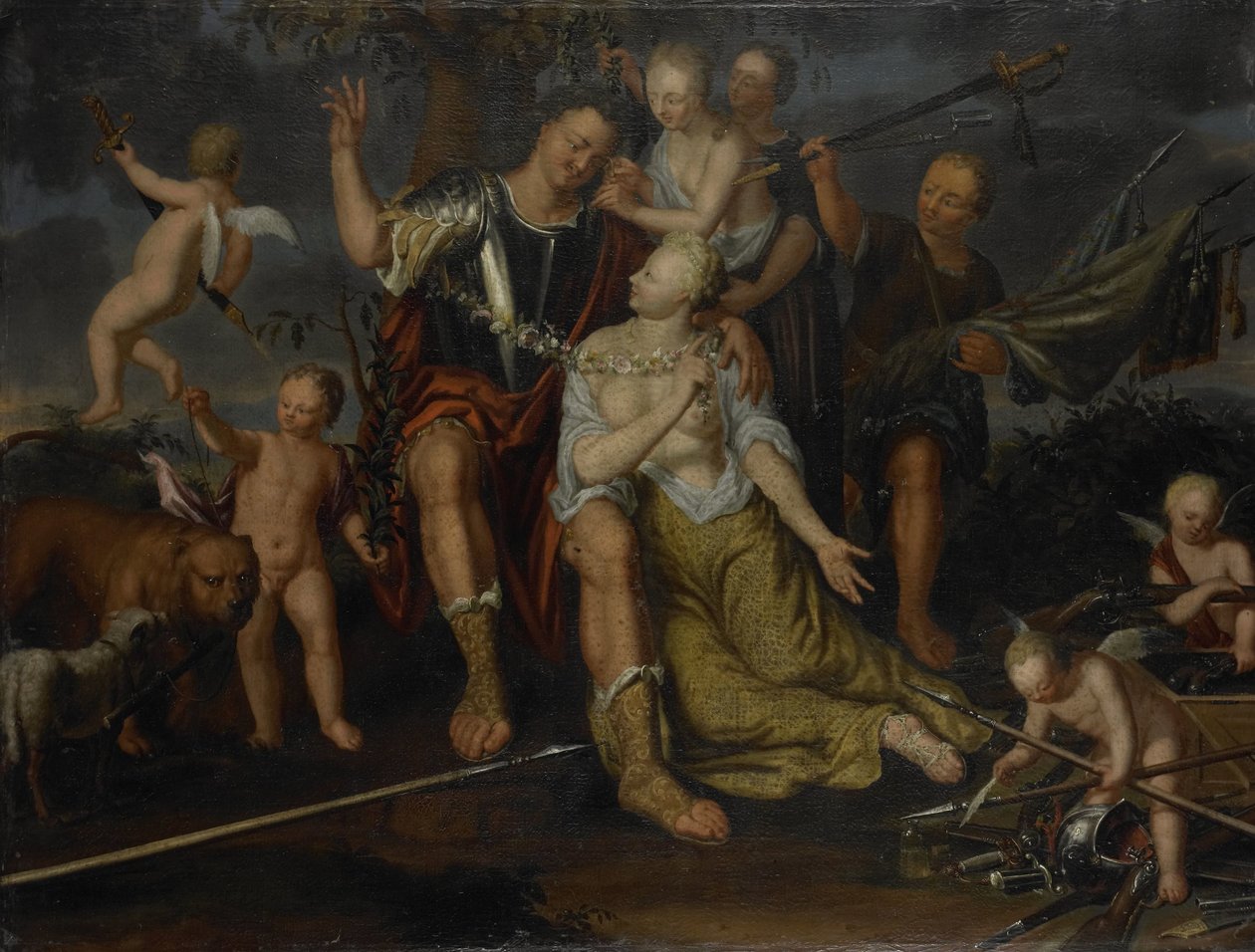 Rauhan allegoria tekijältä B. van Kessel