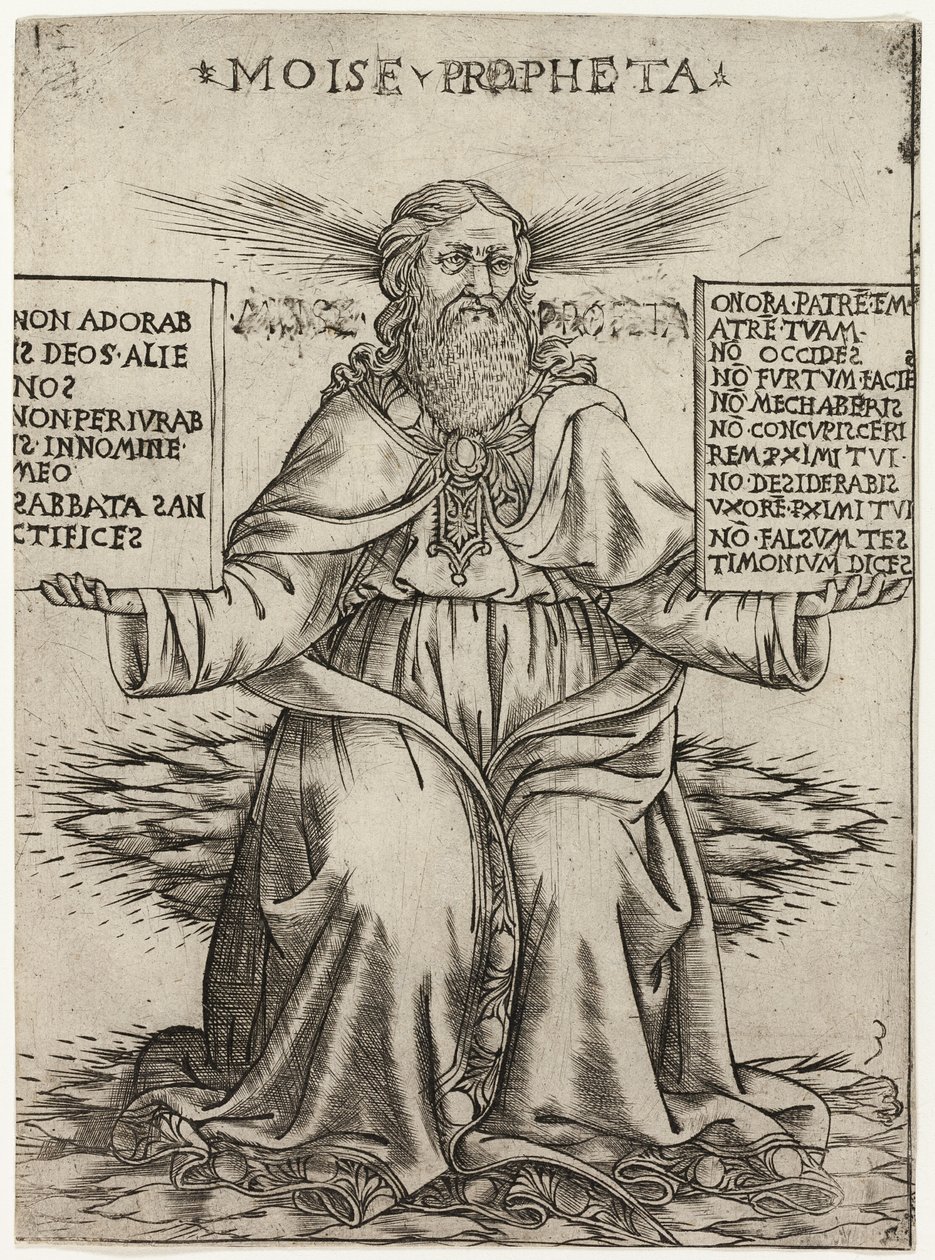 Profeetta Mooses tekijältä Baccio Baldini