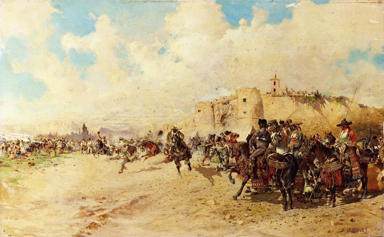 The Gipsy Fair, 1889 tekijältä Baldomero Gallofre Ximenis