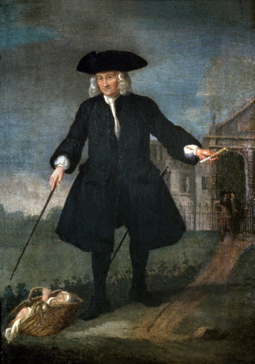 Kapteeni Thomas Coramin muotokuva (n. 1668-1751) tekijältä Balthasar Nebot