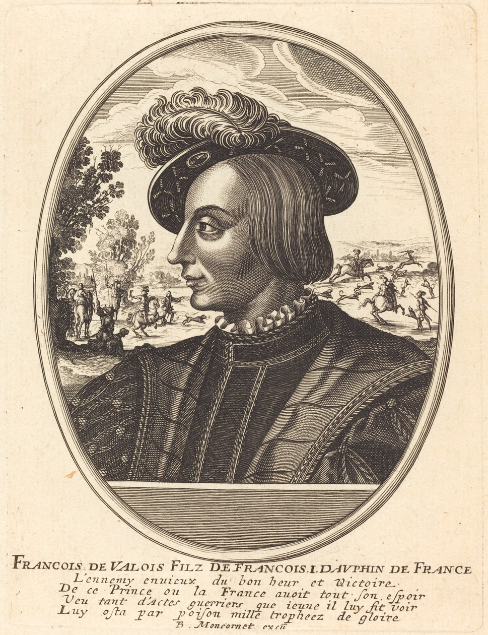 Franciscus Valoislainen tekijältä Balthasar Moncornet