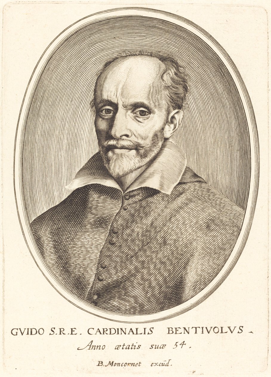 Guido Bentivoglio tekijältä Balthasar Moncornet