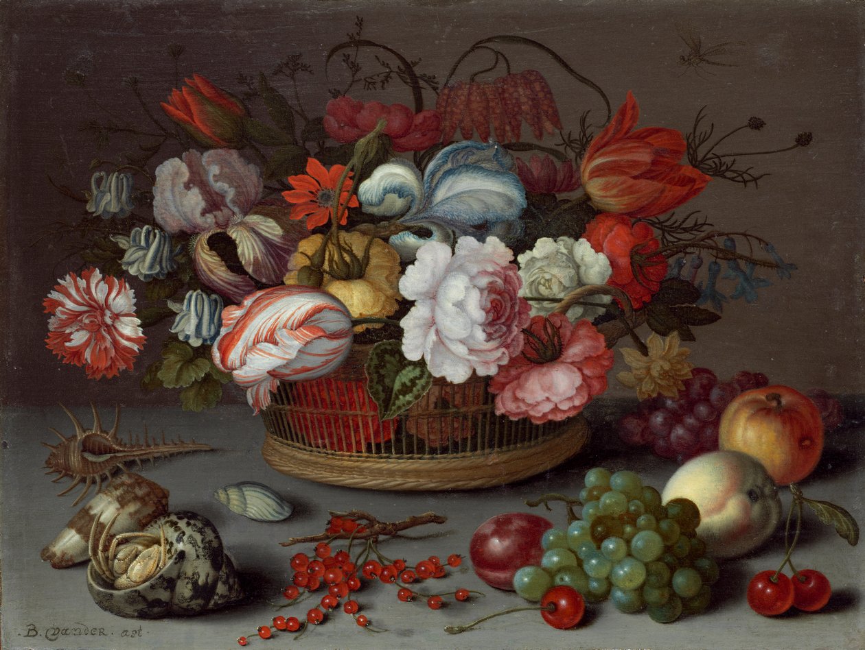 Kukkakori, n. 1622 tekijältä Balthasar van der Ast