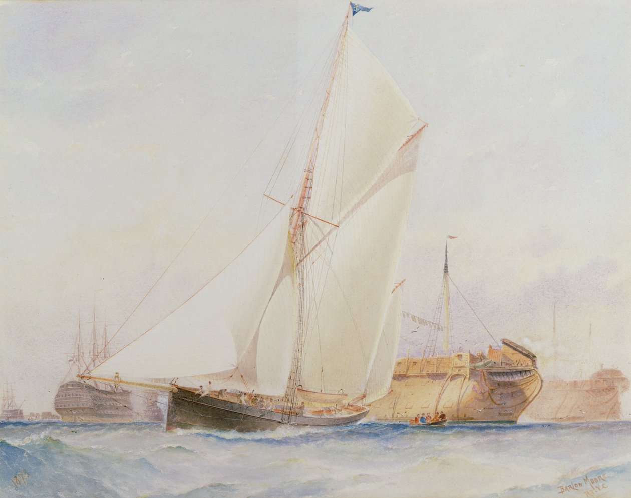 Purjevene DIONE, Plymouth tekijältä Barlow Moore