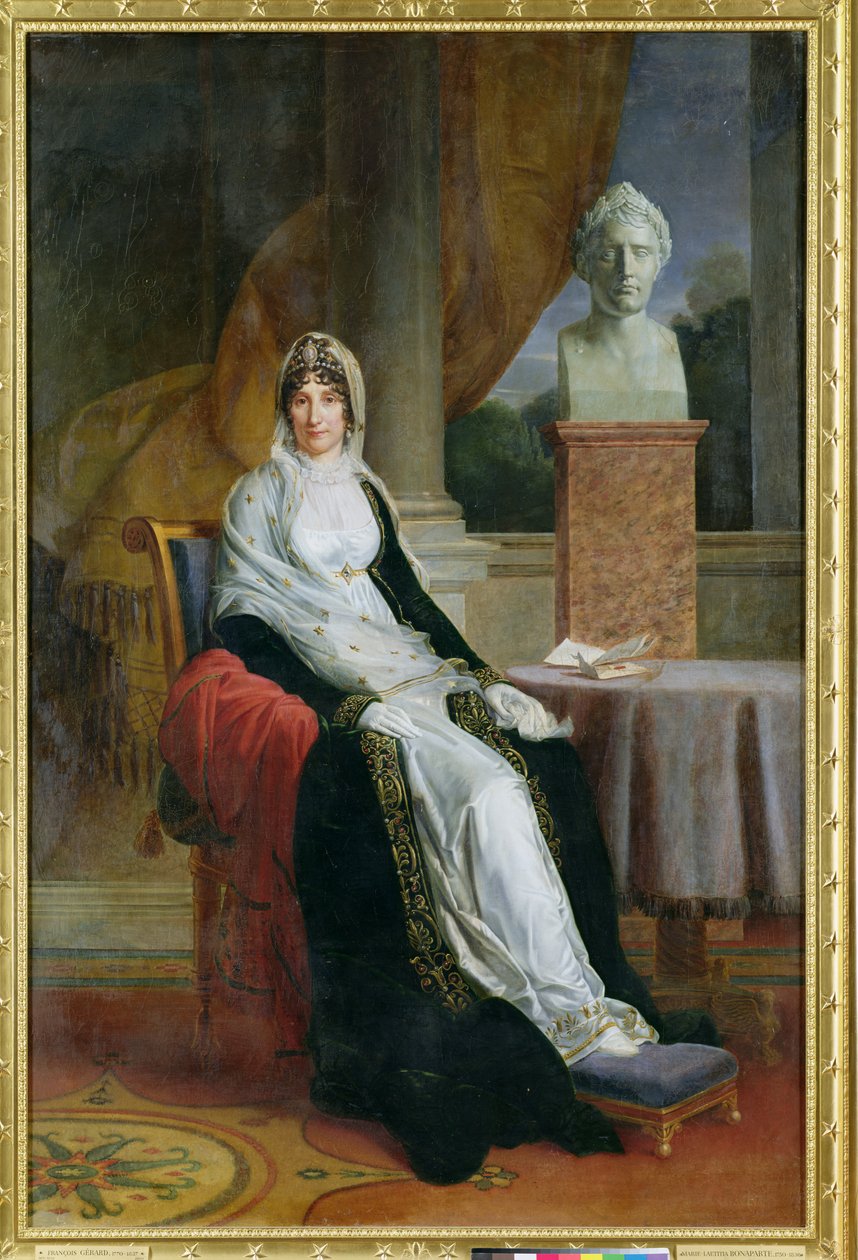 Marie-Laetitia Ramolino (1750-1836) 1803 tekijältä Baron François Pascal Simon Gérard