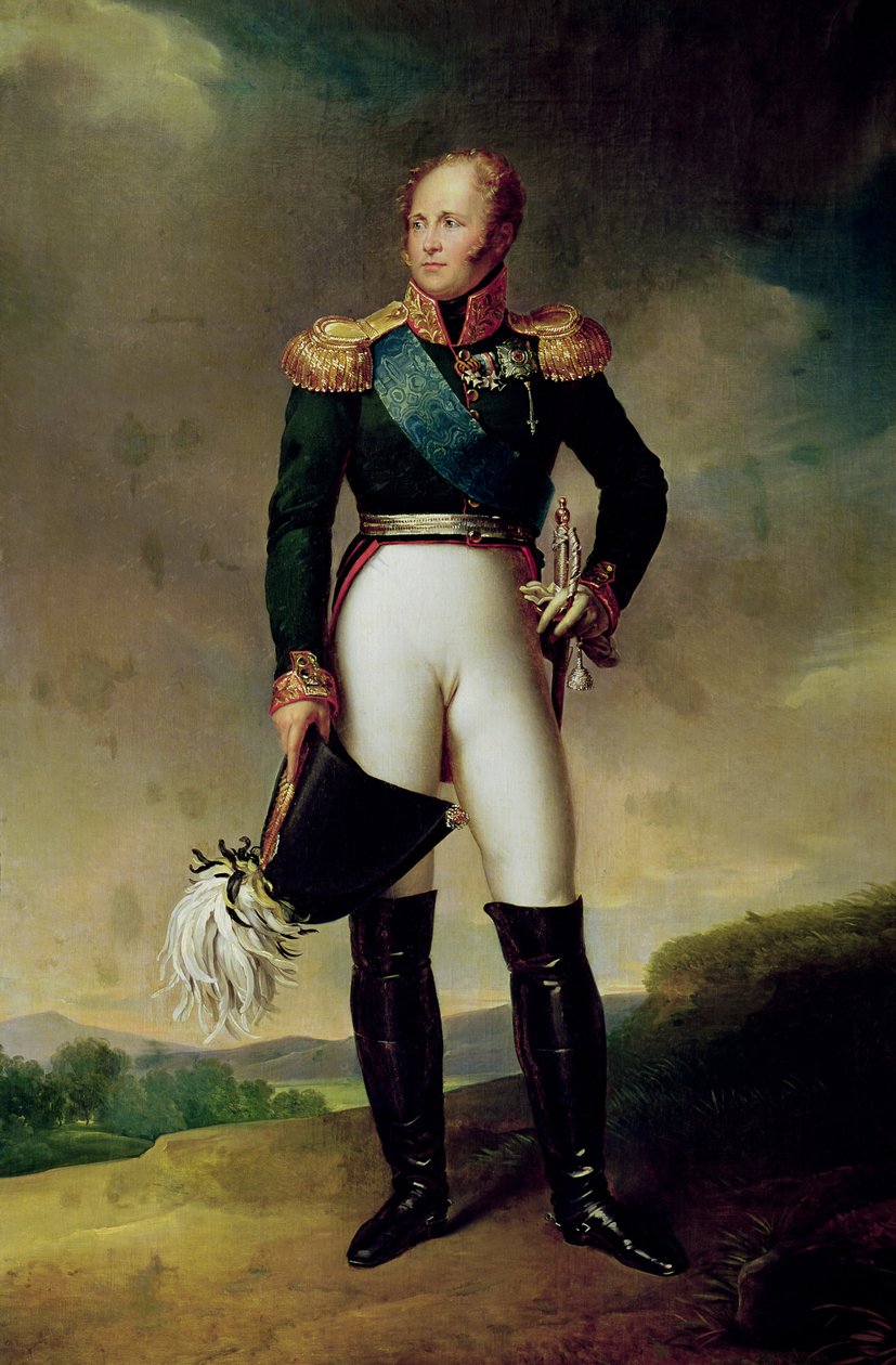 Aleksanteri I:n (1777-1825) muotokuva 1814 tekijältä Baron François Pascal Simon Gérard