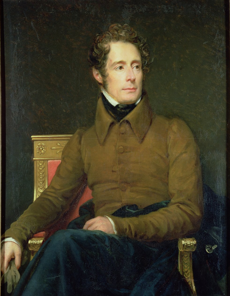 Alphonse de Lamartinen (1790-1869) muotokuva, 1831 tekijältä Baron François Pascal Simon Gérard