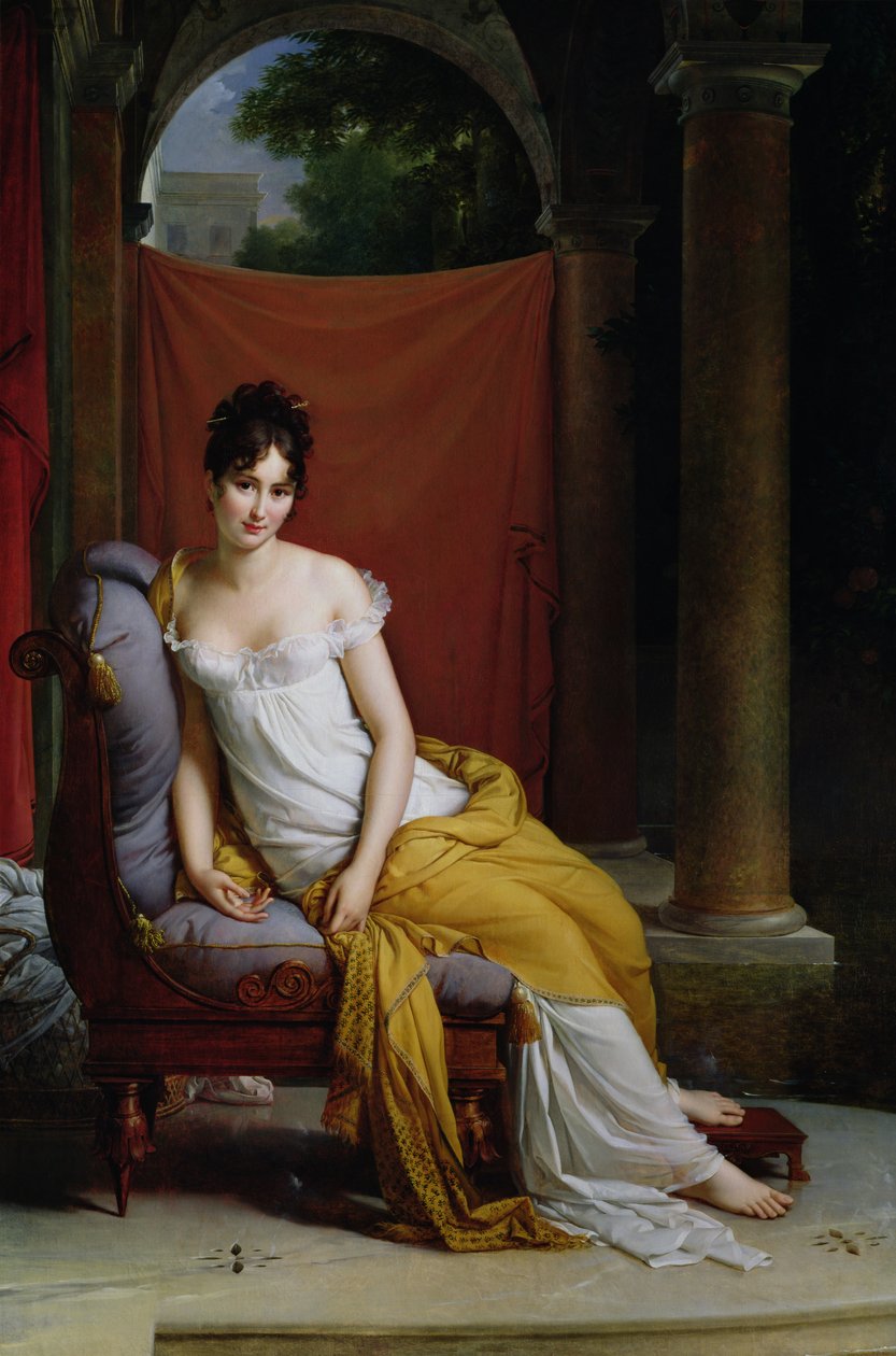 Madame Recamierin muotokuva (1777-1849) tekijältä Baron François Pascal Simon Gérard