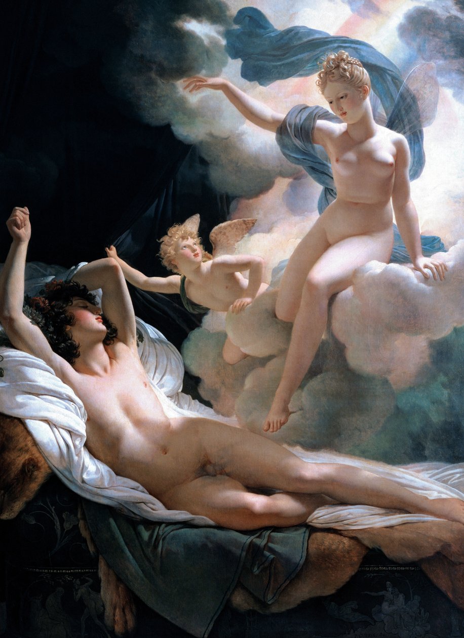 Morfeus ja Iiris, 1811 tekijältä Baron Pierre Narcisse Guerin