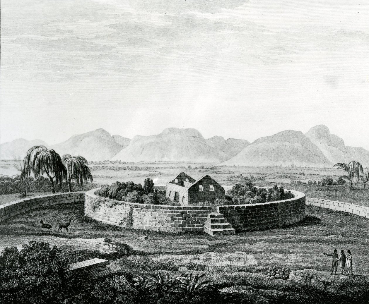 Perulainen Canarin muistomerkki tekijältä Baron Friedrich Alexander von Humboldt