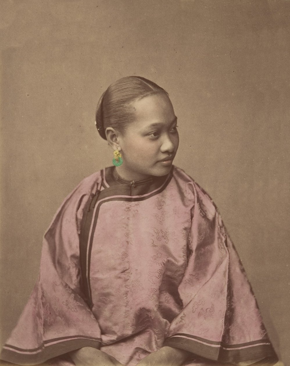 Tyttö Shanghaista 1870-luvulta. tekijältä Baron Raimund von Stillfried