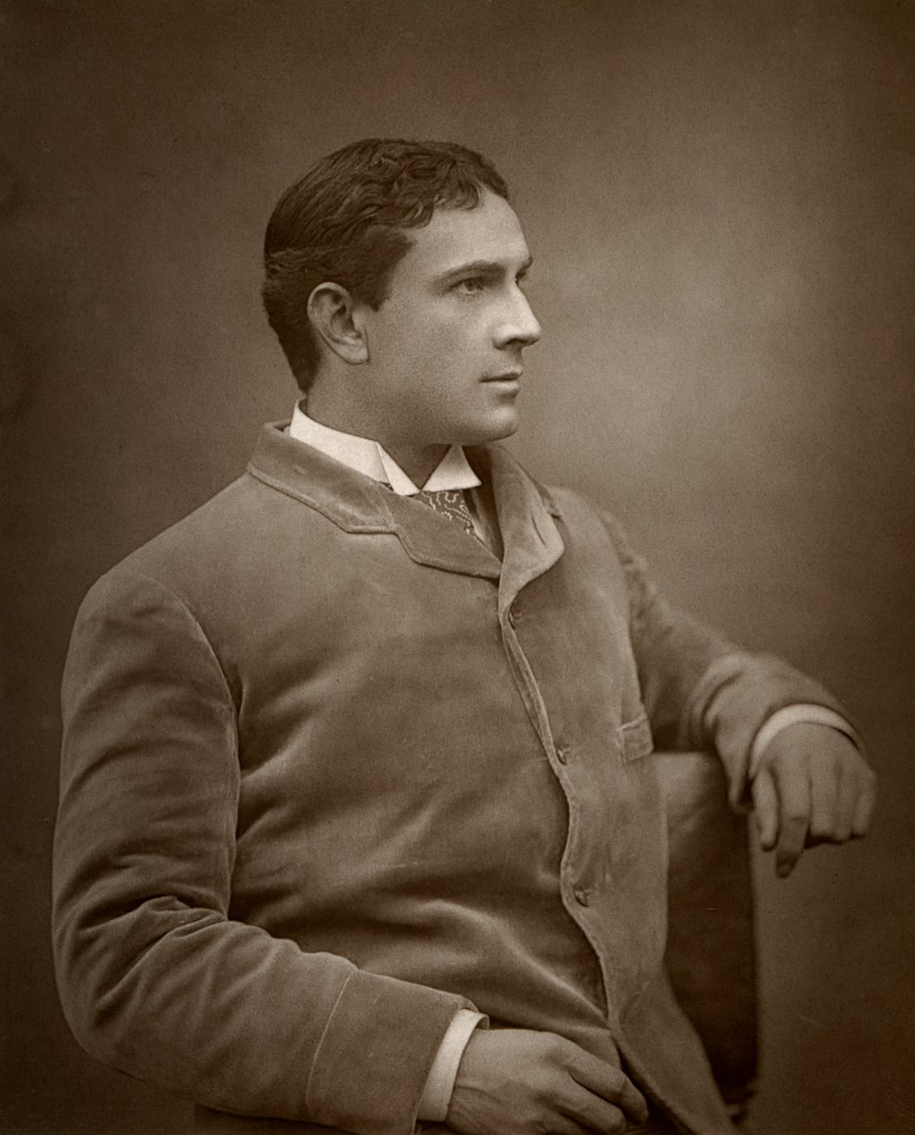 Maurice Barrymore, brittiläinen näyttelijä, 1886 tekijältä Barraud