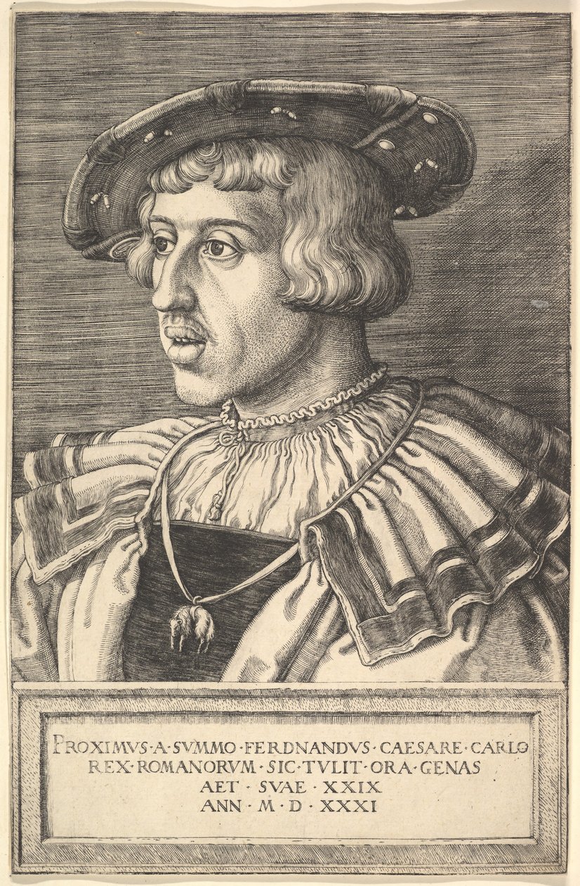 Keisari Ferdinand I, 1500-luku. tekijältä Barthel Beham