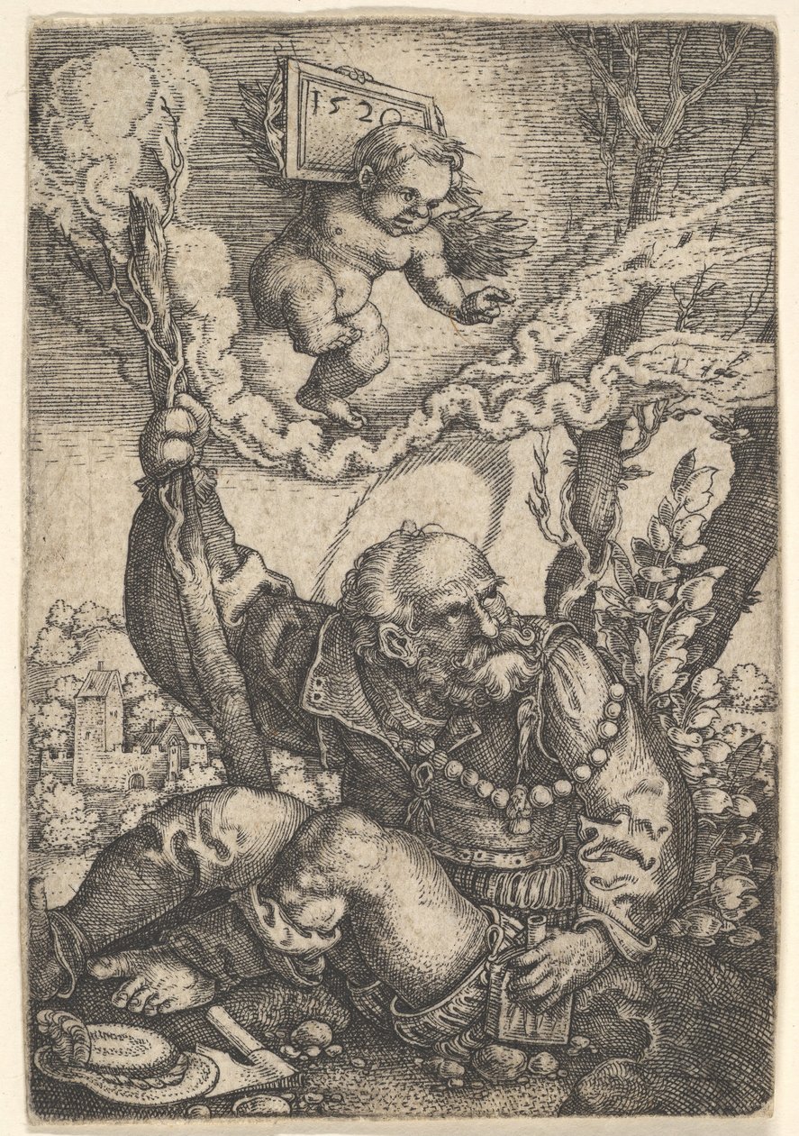 St. Christopher, 1500-luvun alku. tekijältä Barthel Beham