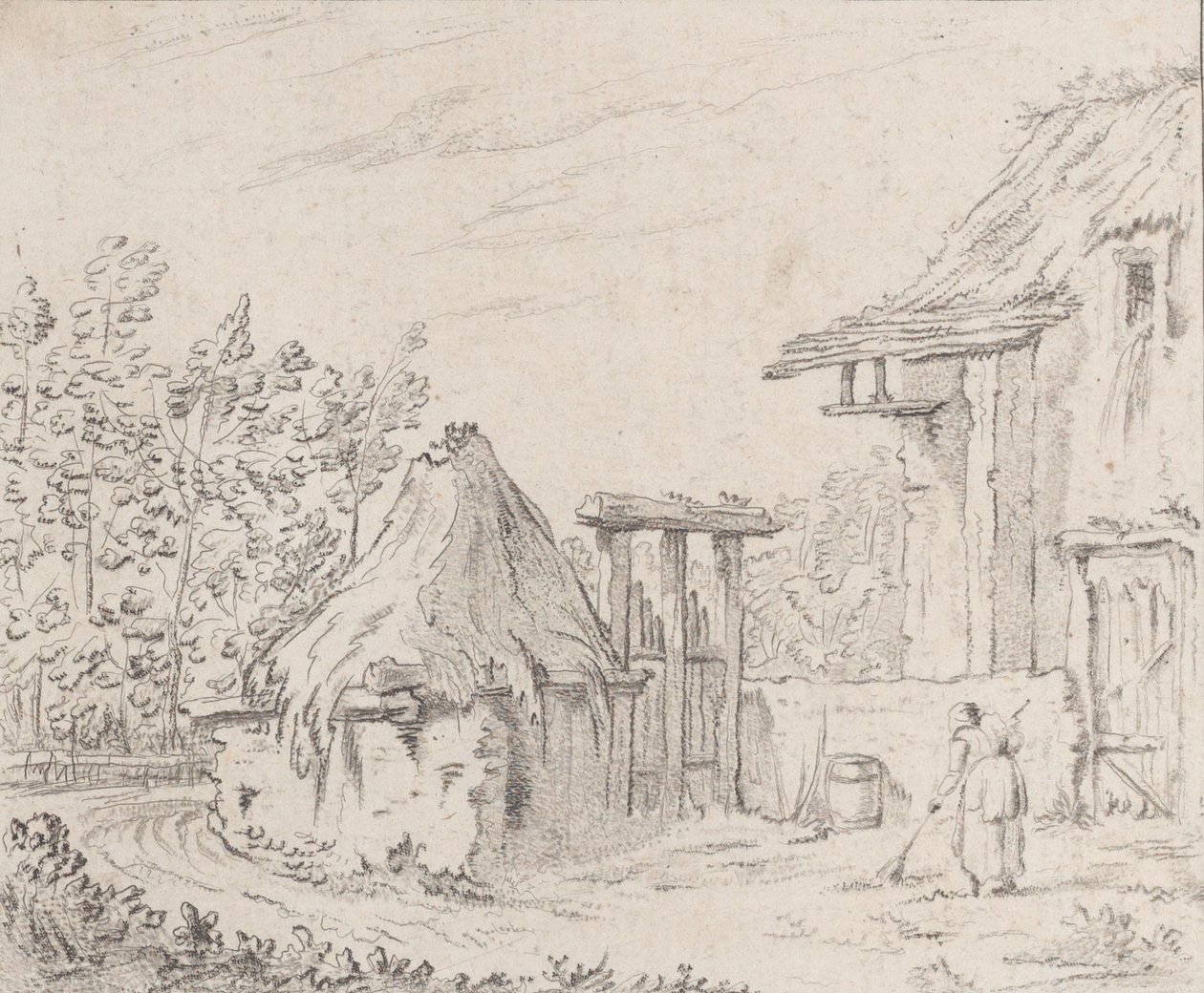 Maatila, 1758. tekijältä Barthélémy Augustin Blondel d