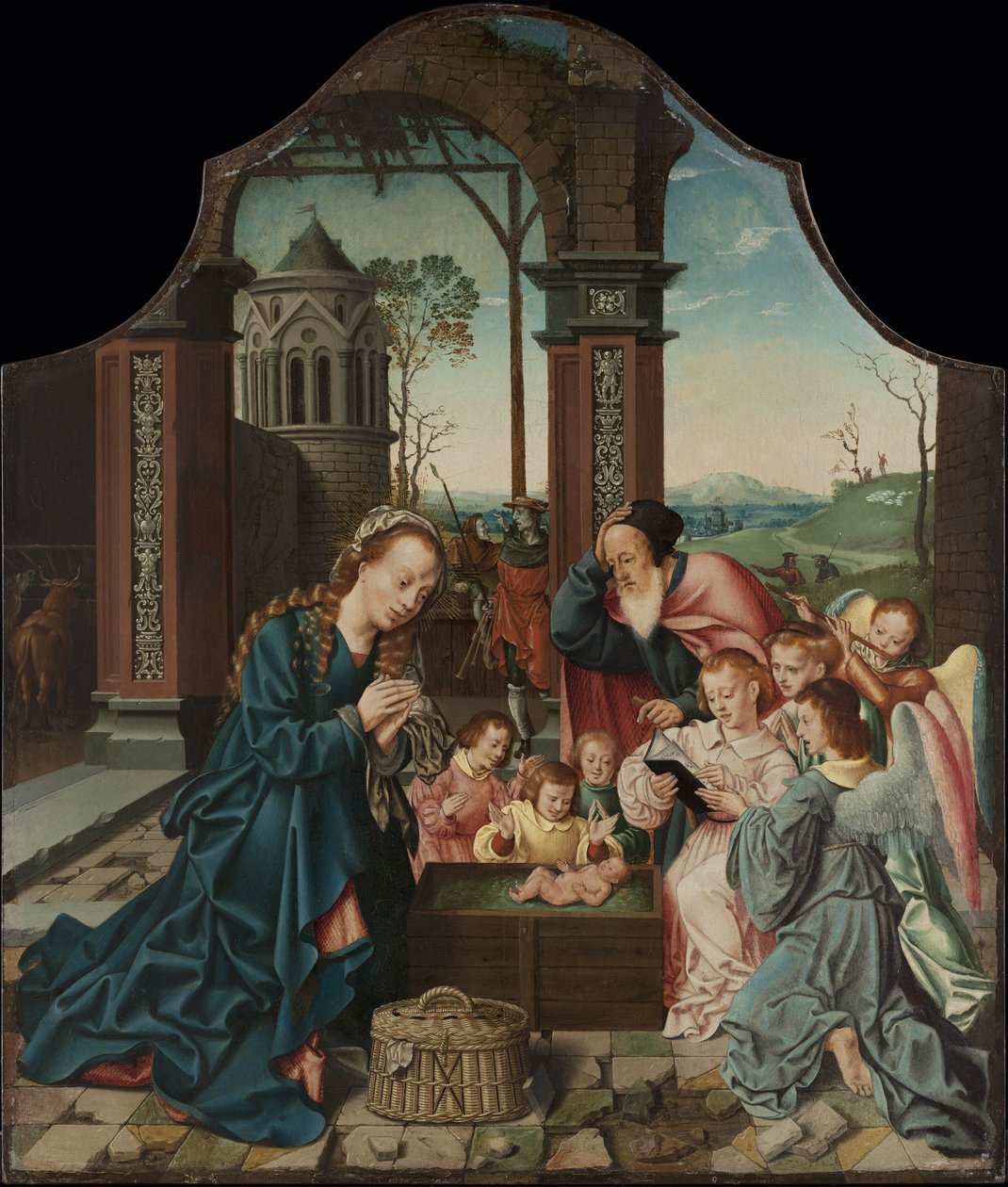 Syntymäjumalanpalvelus tekijältä Bartholomaeus Bruyn the Elder