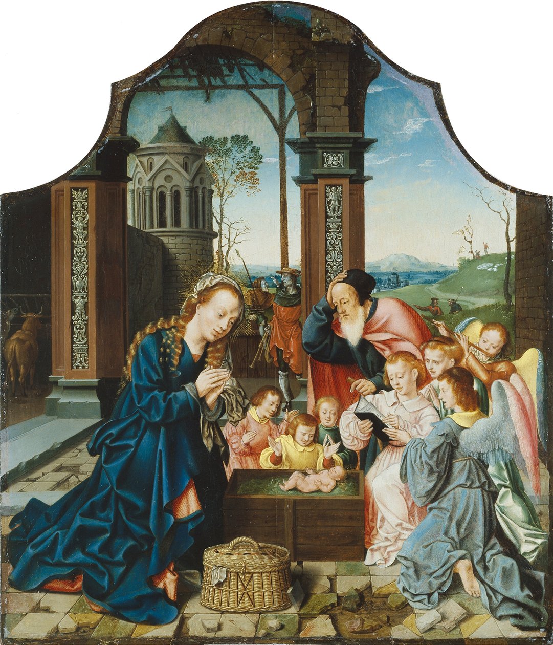 Syntymäjumalanpalvelus tekijältä Bartholomaeus Bruyn the Elder