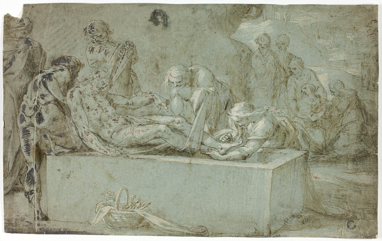 Hautaus tekijältä Bartholomaeus Spranger