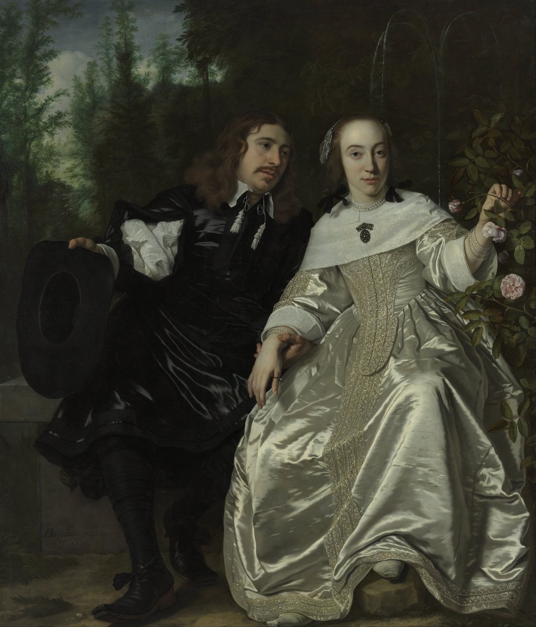 Abraham del Court ja hänen vaimonsa Maria de Kaersgieter tekijältä Bartholomeus van der Helst