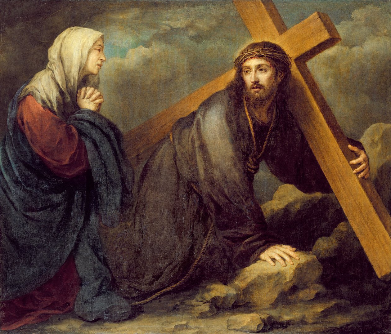 Kristus Golgatalla tekijältä Bartolomé Esteban Murillo