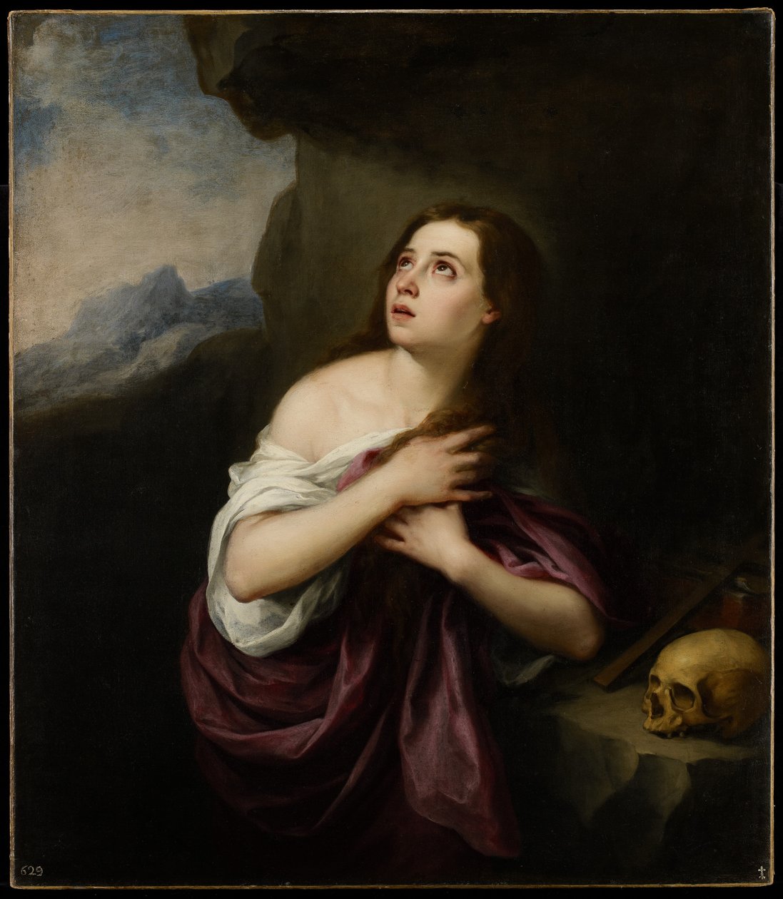 Katuva Magdelene, n. 1650-1665 tekijältä Bartolomé Esteban Murillo